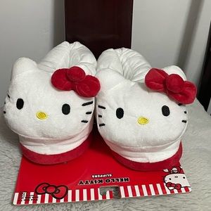 Hello Kitty Plush Slippers